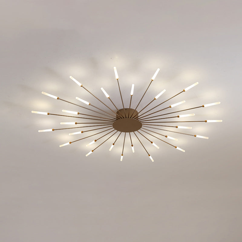 Olverai Firework Starburst Flush Mount Ceiling Light