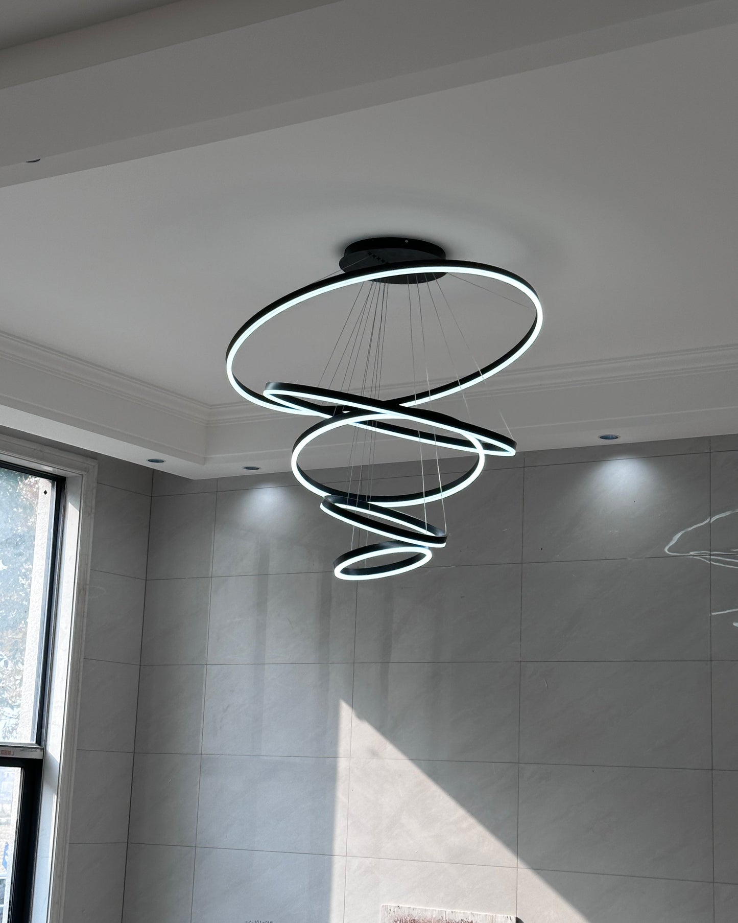 Olverai Tiered Ring LED Chandelier