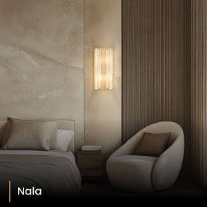 Olverai Sorelia Alabaster Wall Sconce
