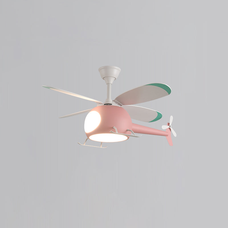 Olverai Airplane Children Ceiling Fan Lamp