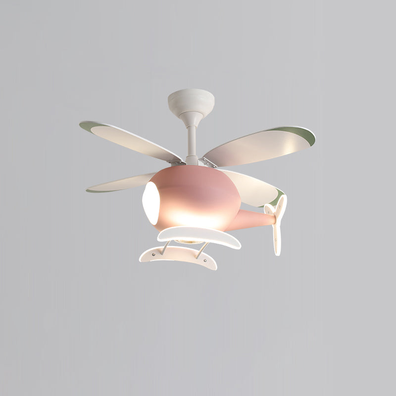 Olverai Airplane Children Ceiling Fan Lamp