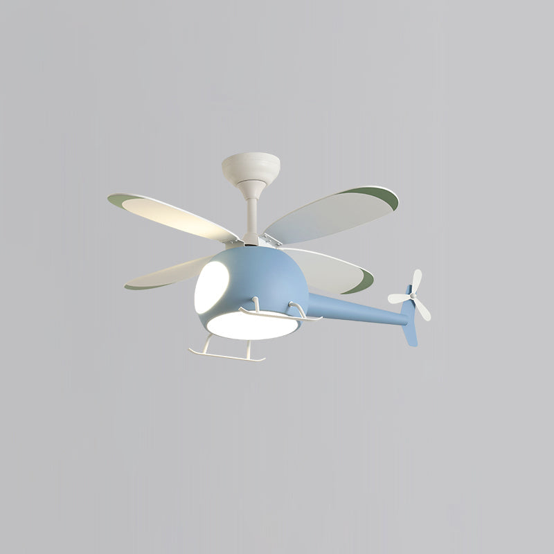 Olverai Airplane Children Ceiling Fan Lamp