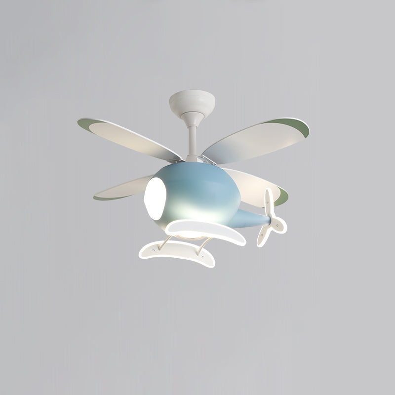 Olverai Airplane Children Ceiling Fan Lamp