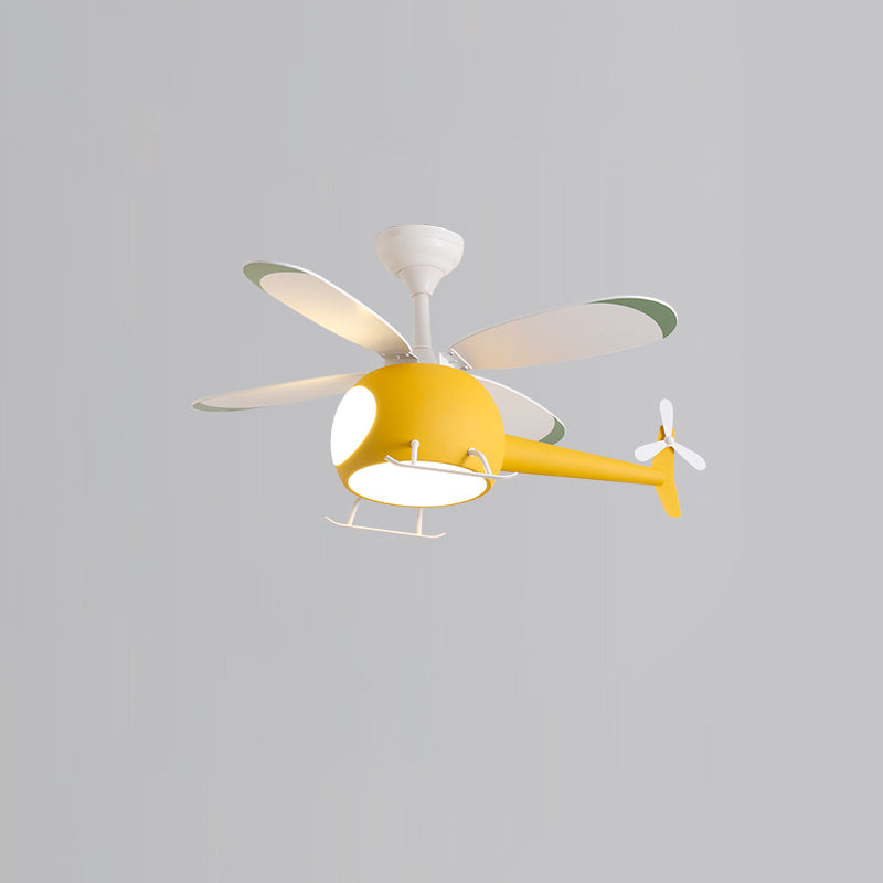 Olverai Airplane Children Ceiling Fan Lamp
