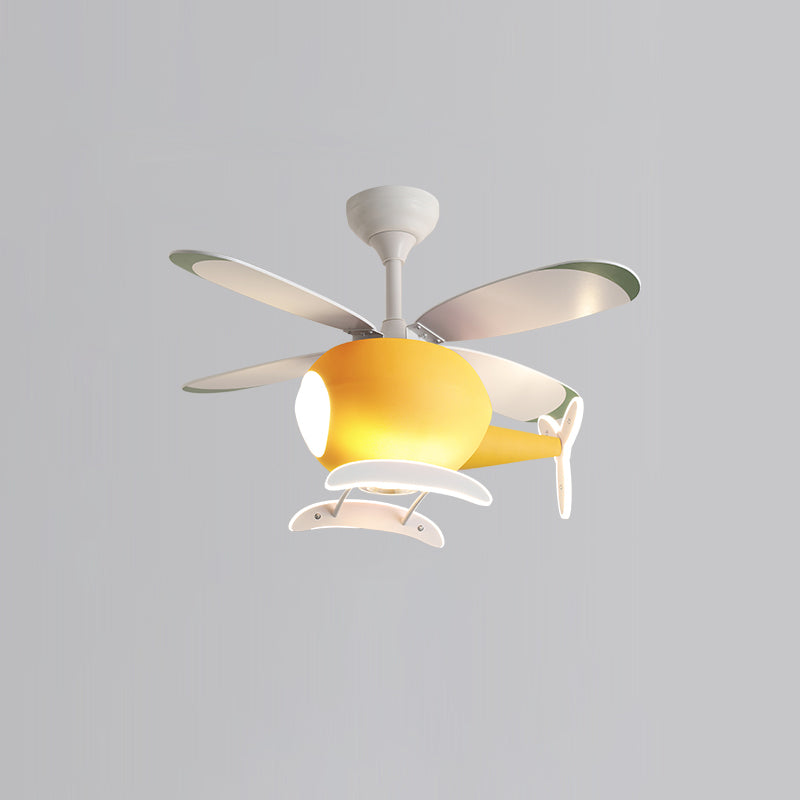 Olverai Airplane Children Ceiling Fan Lamp