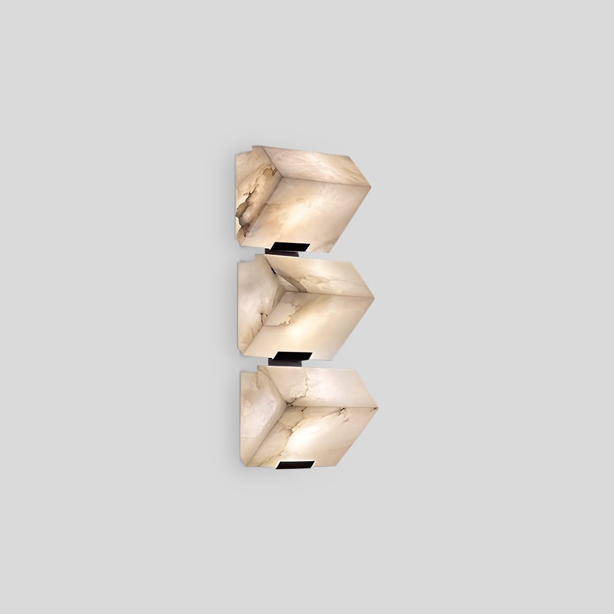 Creative luxury onyx wall lamp 3 Head