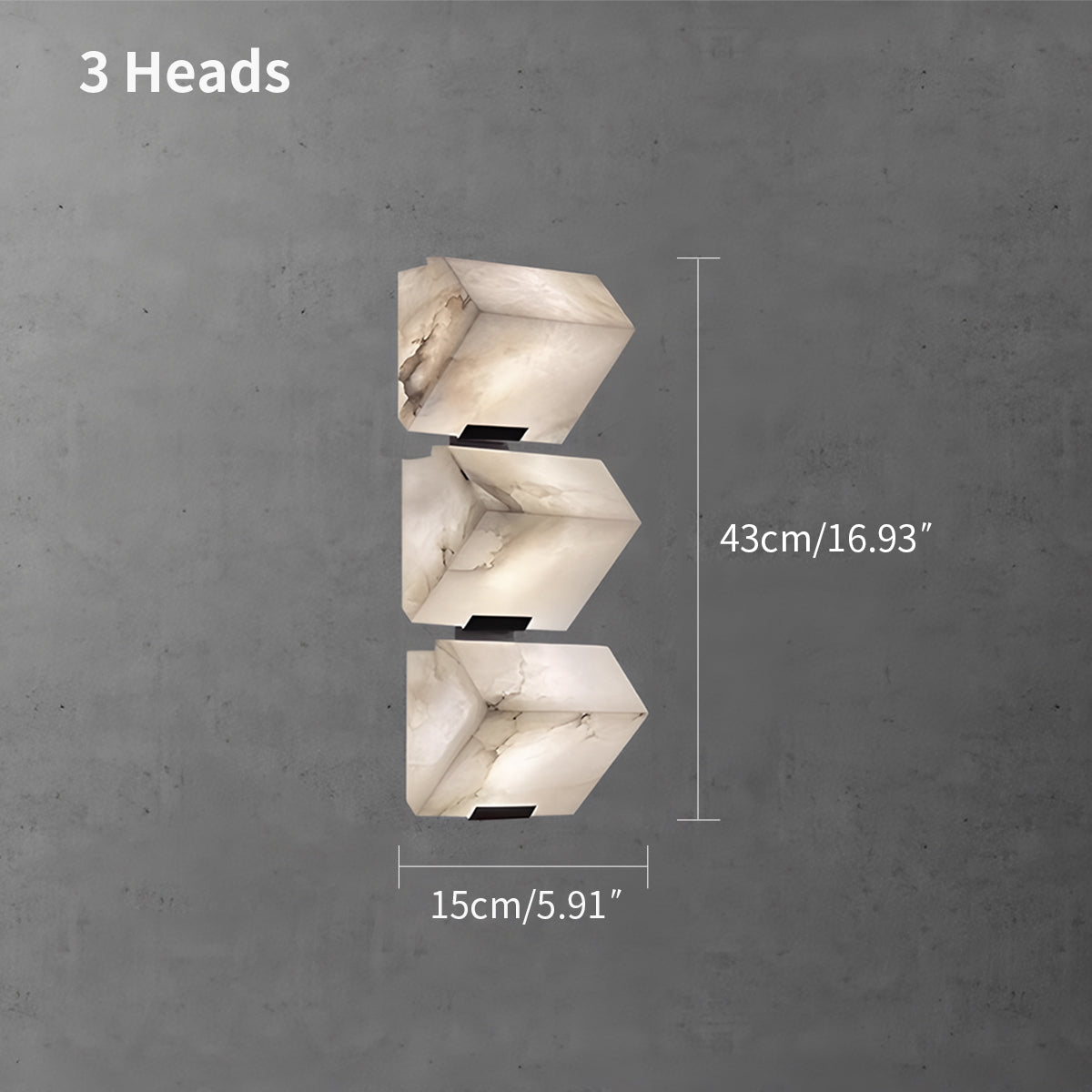 Creative luxury onyx wall lamp