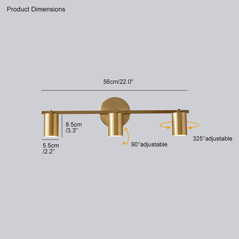 Olverai 3-Light Vanity Bathroom Sconce for Mirror