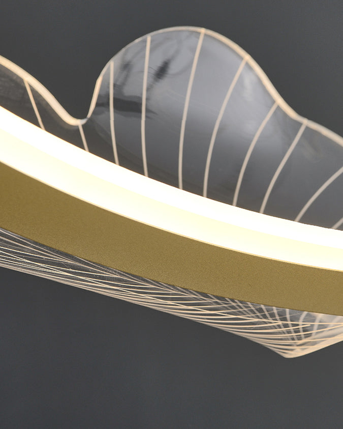 Olverai Acrylic Ginkgo Leaf Chandelier