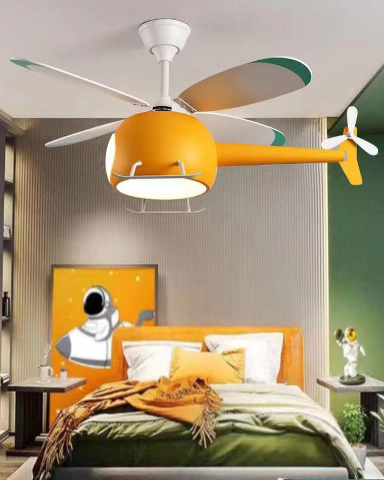Olverai Airplane Children Ceiling Fan Lamp