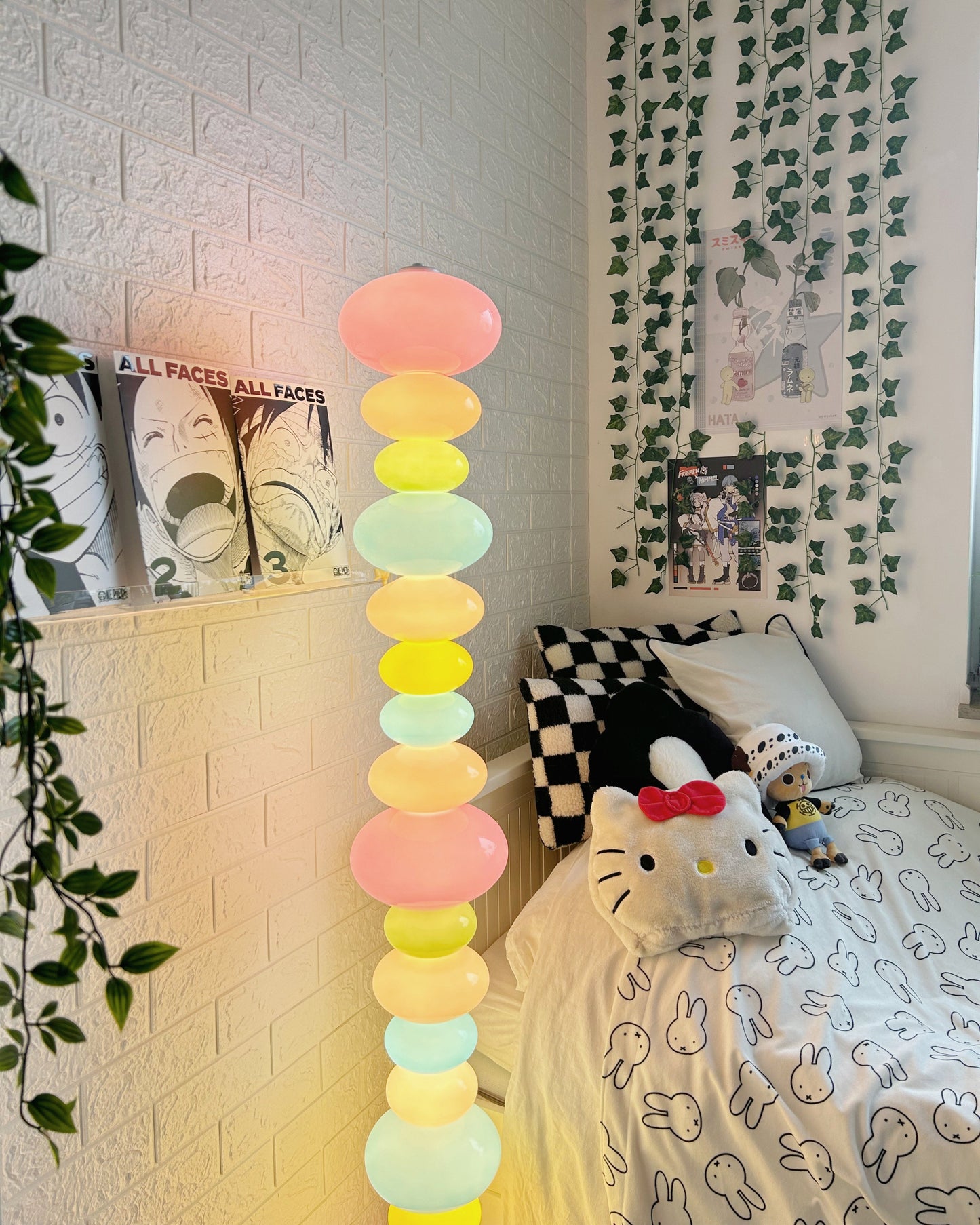 Olverai Candy Skewers Column Floor Lamp