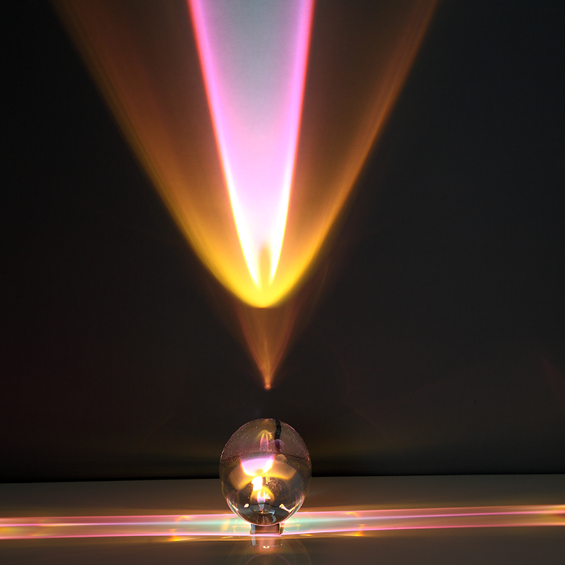 Olverai Star Projector Glass Table Lamp