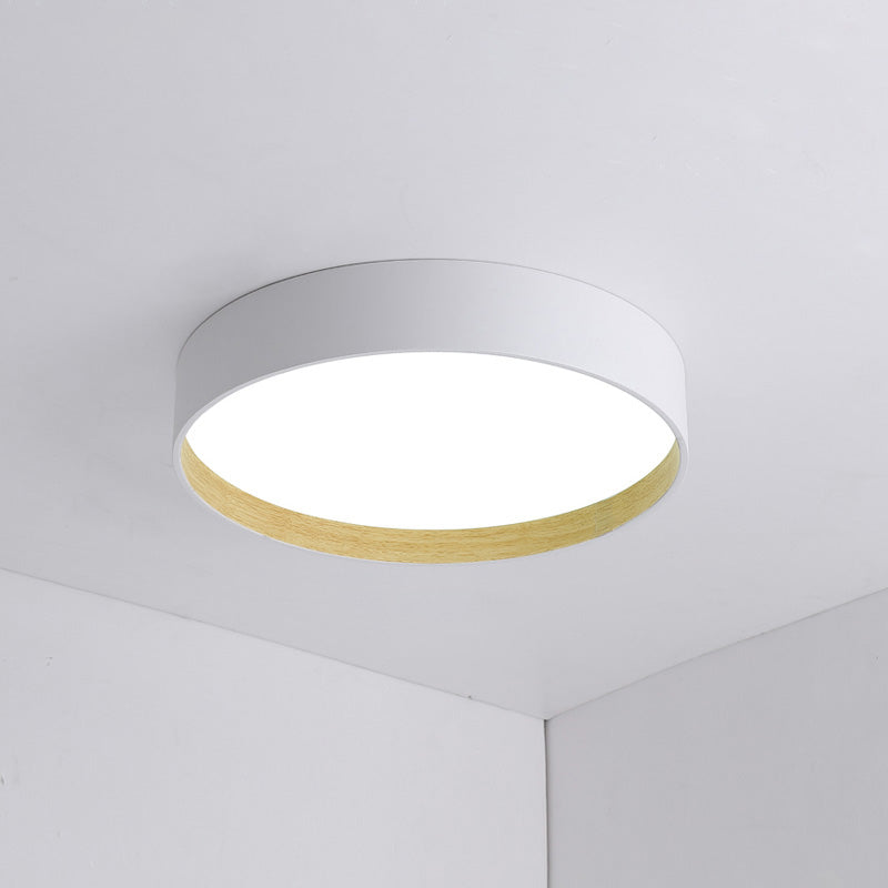 Olverai Oak Grain Round Ceiling Light