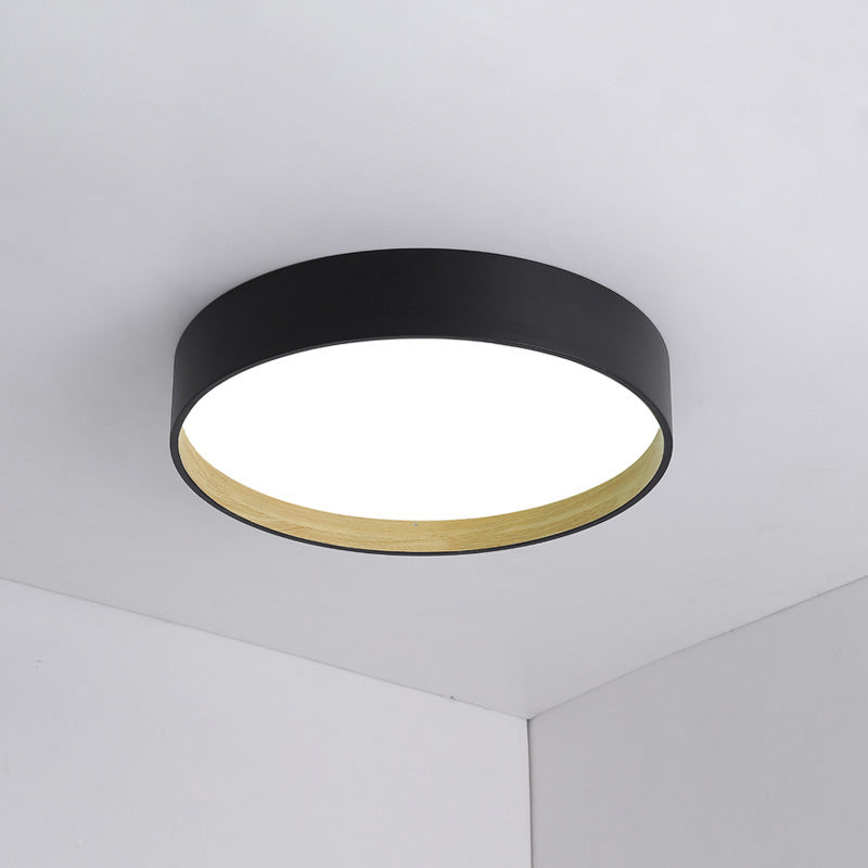 Olverai Oak Grain Round Ceiling Light