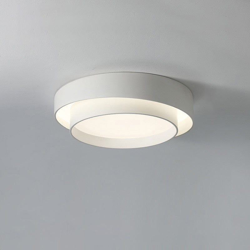 Olverai Round Drum Flush Mount Ceiling Light