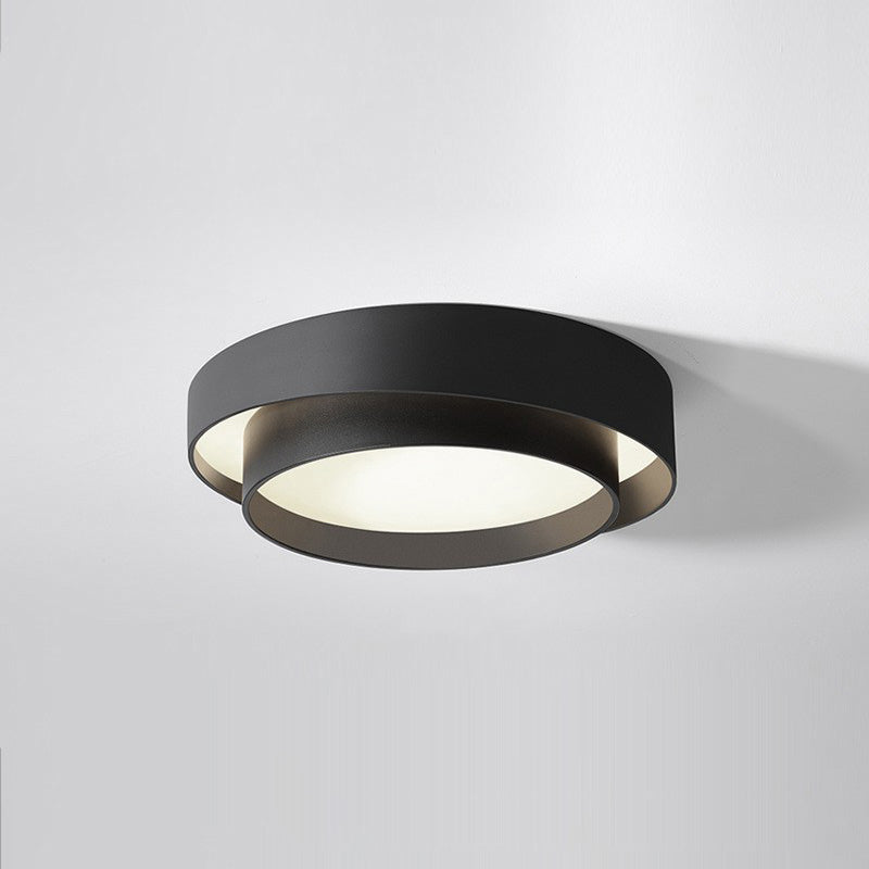Olverai Round Drum Flush Mount Ceiling Light