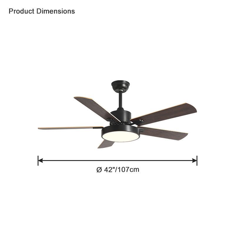 Olverai Slimline Ceiling Fan Lamp