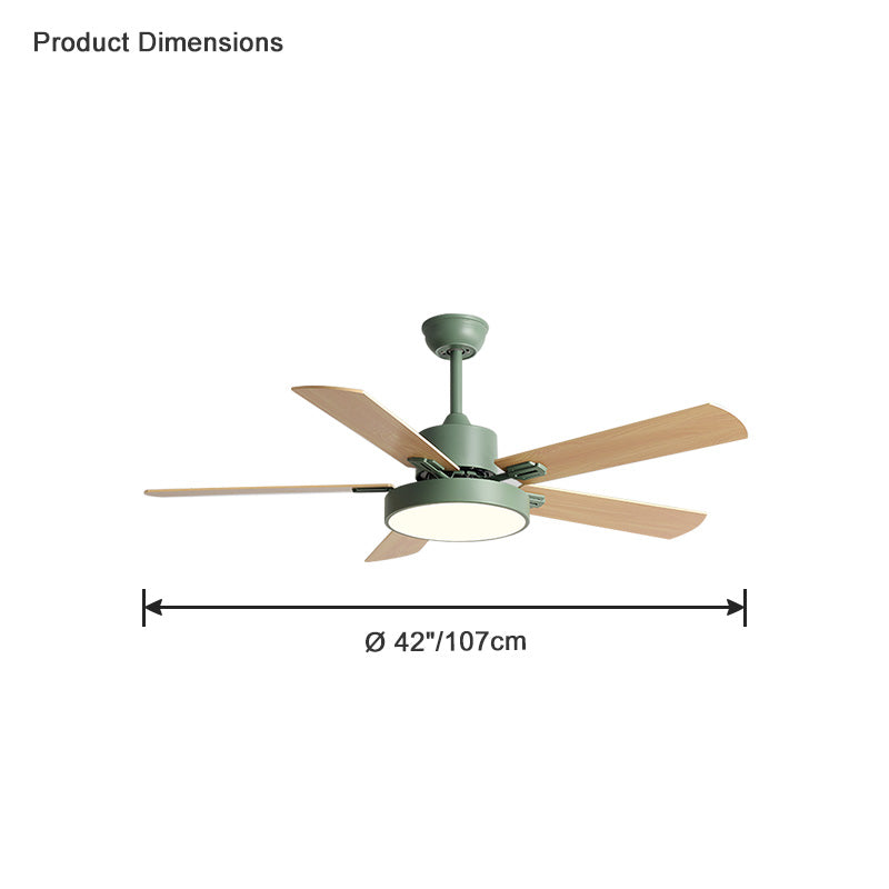 Olverai Slimline Ceiling Fan Lamp