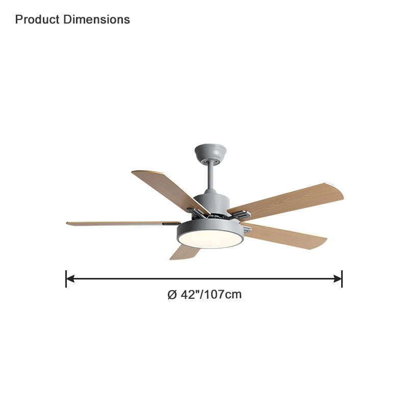 Olverai Slimline Ceiling Fan Lamp