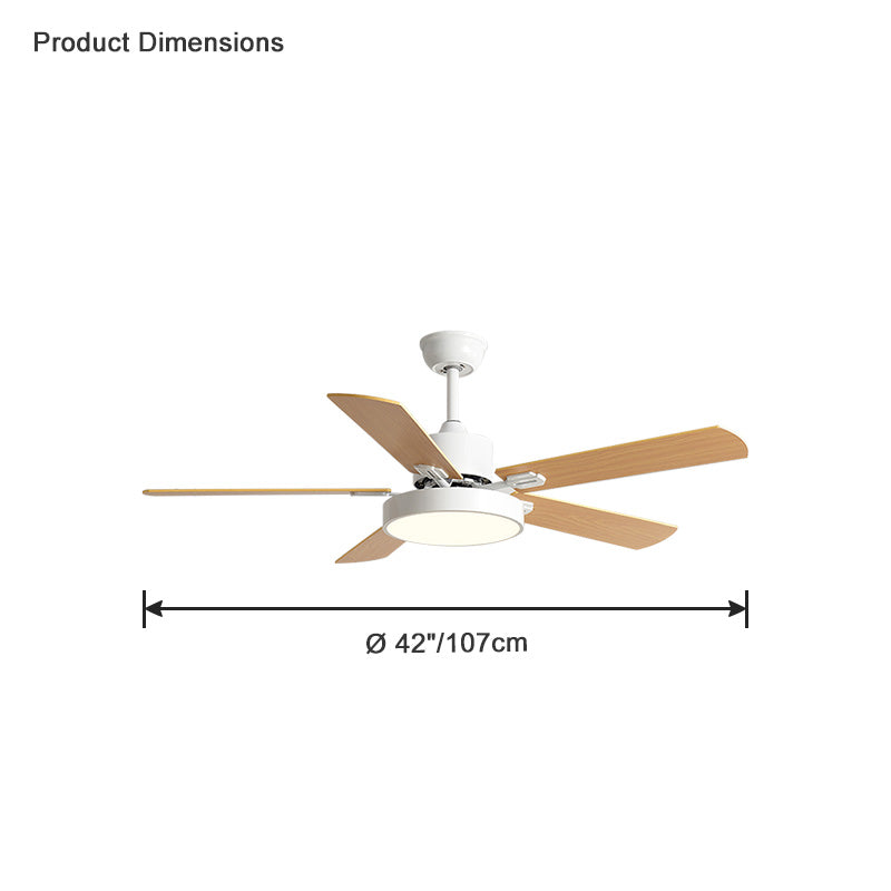 Olverai Slimline Ceiling Fan Lamp