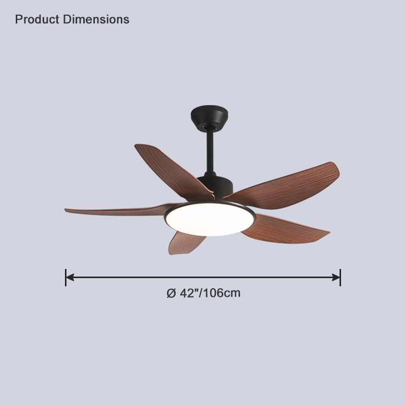 Olverai 42 Low Profile Ceiling Fan Lamp