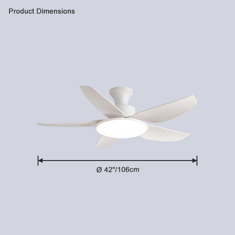Olverai 42 Low Profile Ceiling Fan Lamp