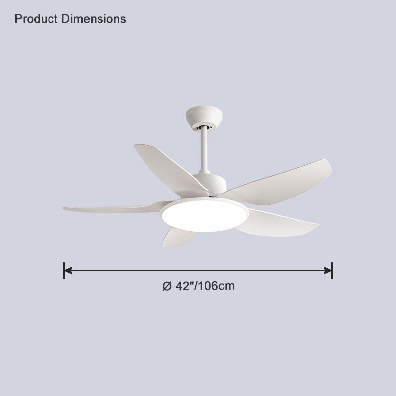 Olverai 42 Low Profile Ceiling Fan Lamp