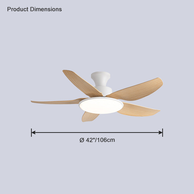 Olverai 42 Low Profile Ceiling Fan Lamp