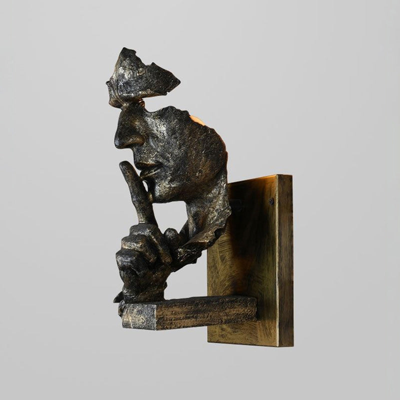 Olverai Silence Gesture Sculptural Wall Sconce