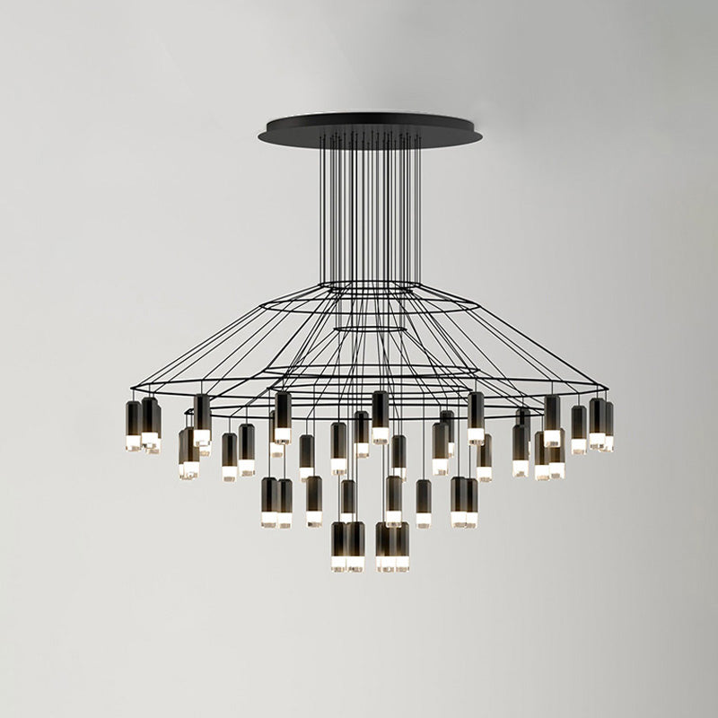 Olverai Wire Tiered Sculptural Chandelier