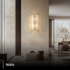 Olverai Sorelia Alabaster Wall Sconce