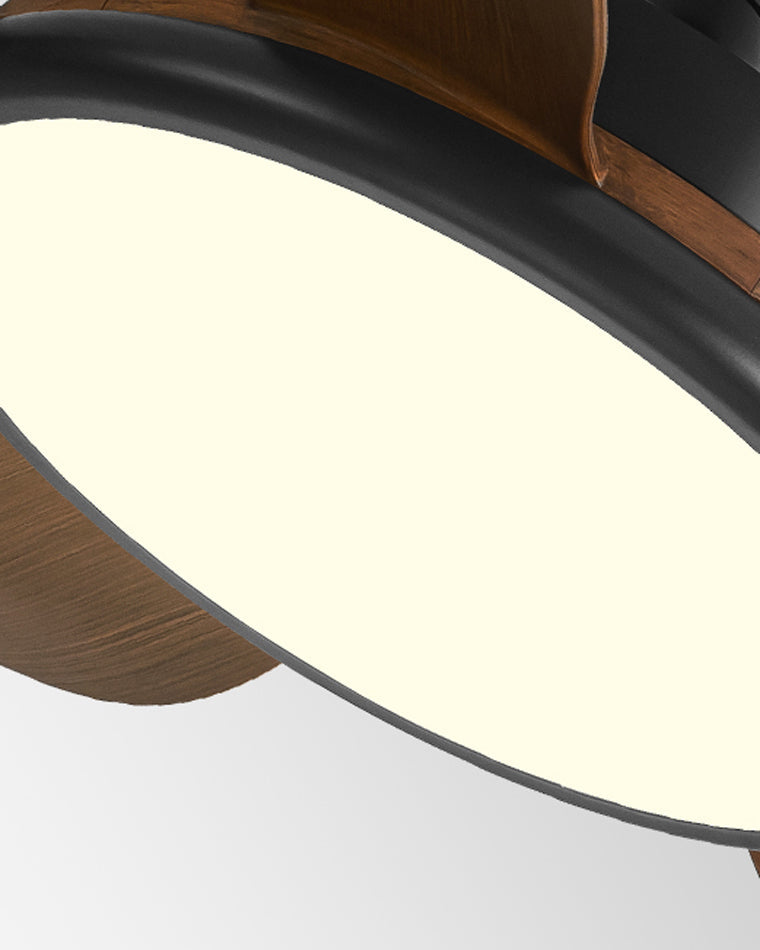 Olverai 5 Wood Blade Ceiling Fan Lamp