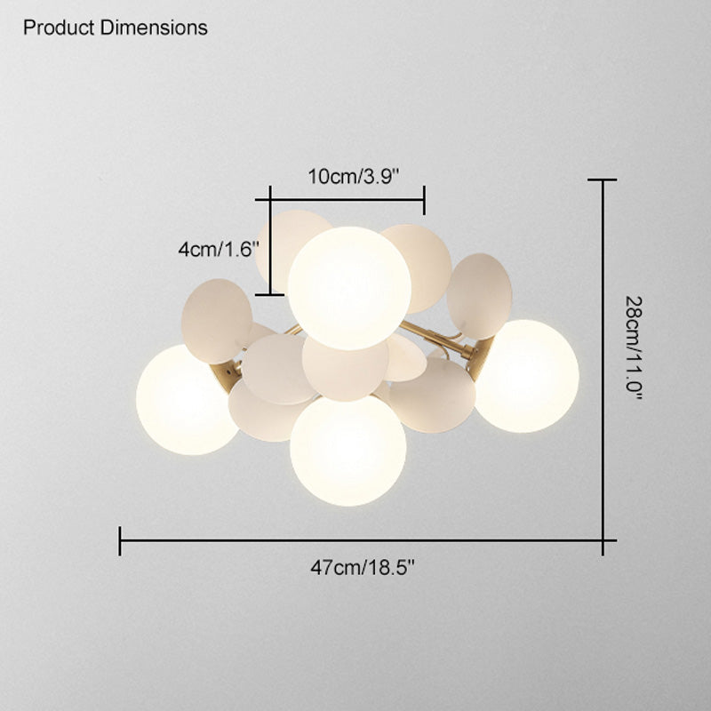 Olverai Branching Bubble Chandelier