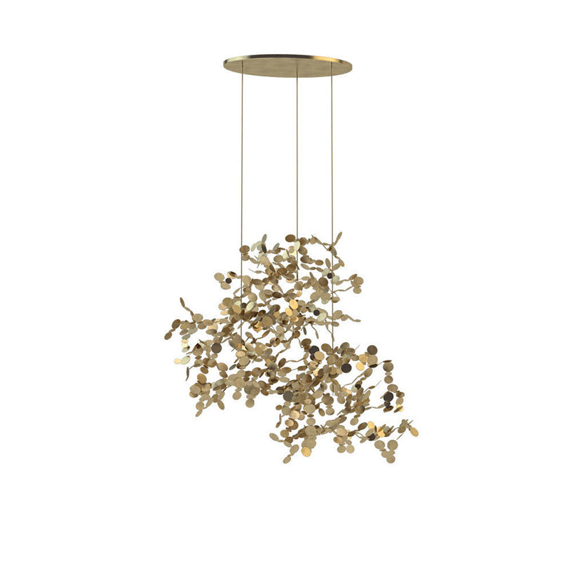 Olverai Argent/Gold Cloud Multi Pendant Chandelier