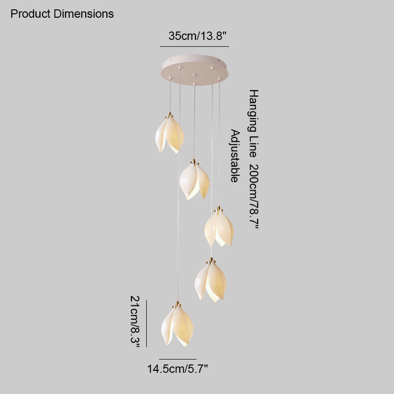 Olverai Magnolia Petal Chandelier