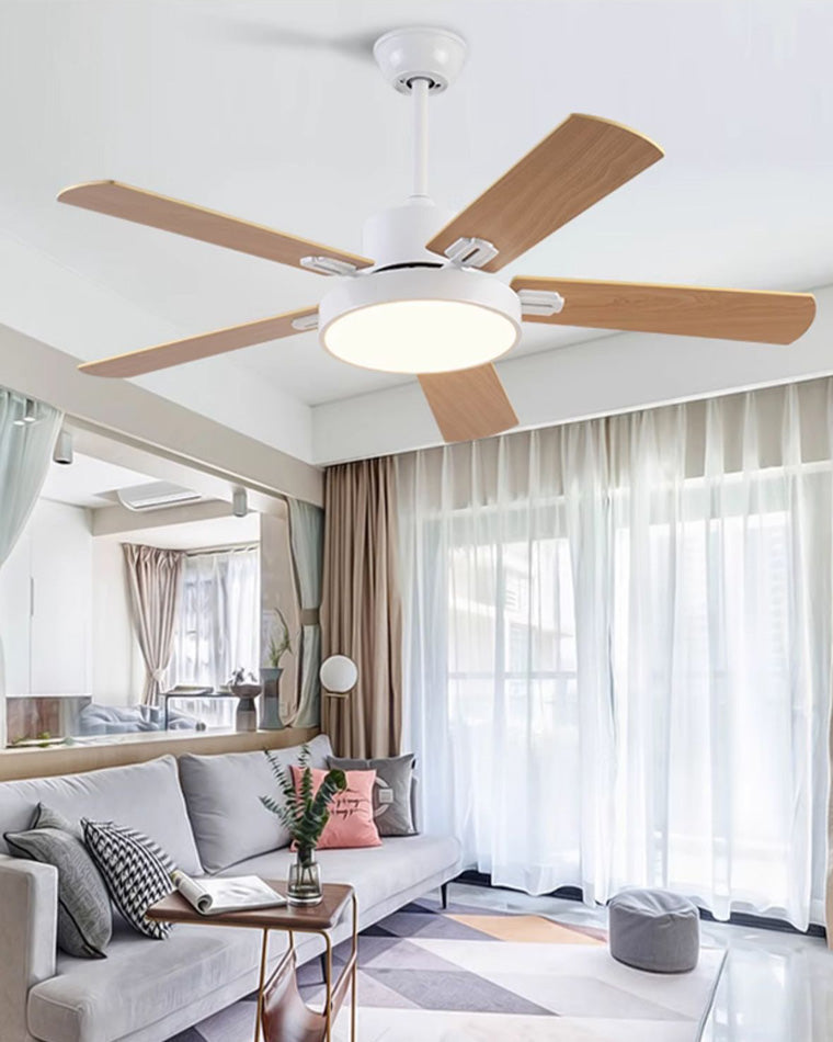 Olverai Slimline Ceiling Fan Lamp