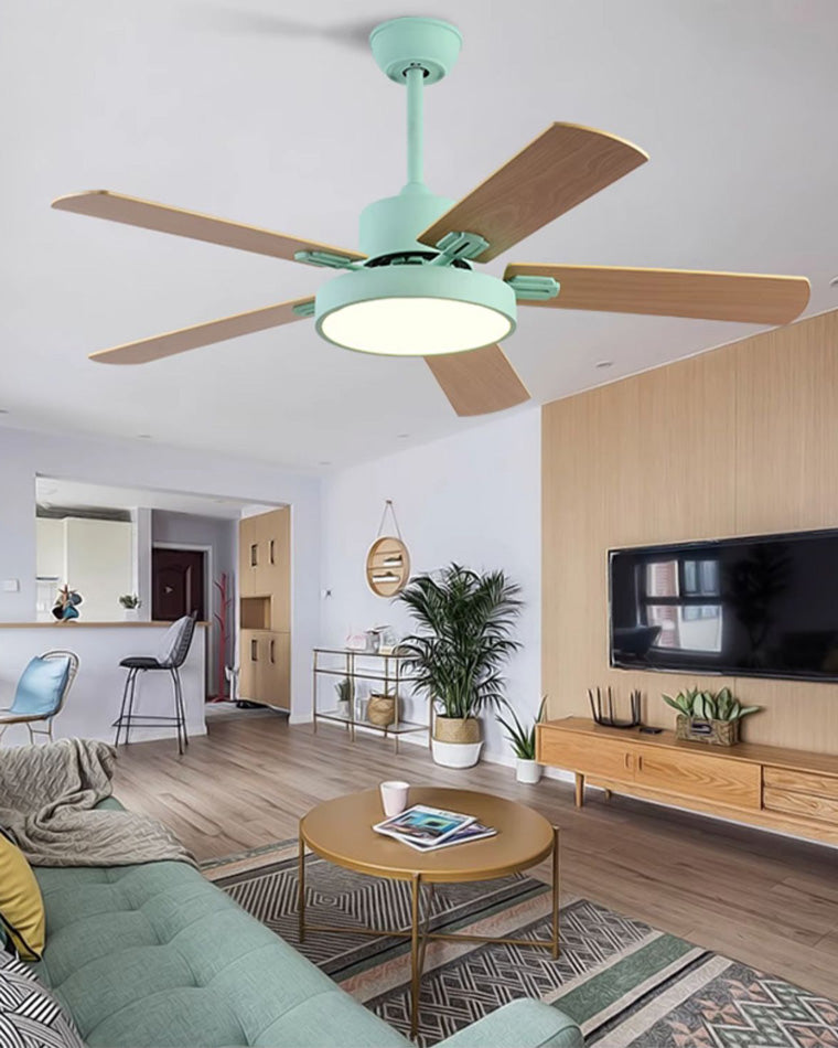 Olverai Slimline Ceiling Fan Lamp