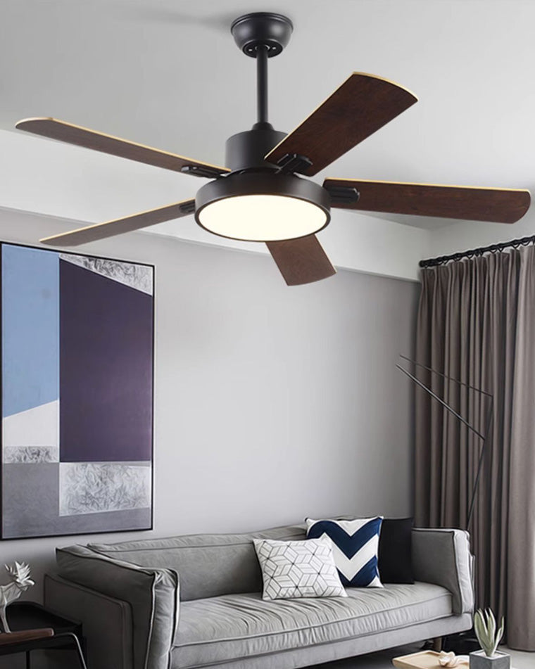 Olverai Slimline Ceiling Fan Lamp