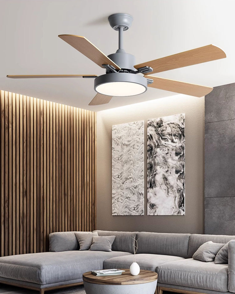 Olverai Slimline Ceiling Fan Lamp