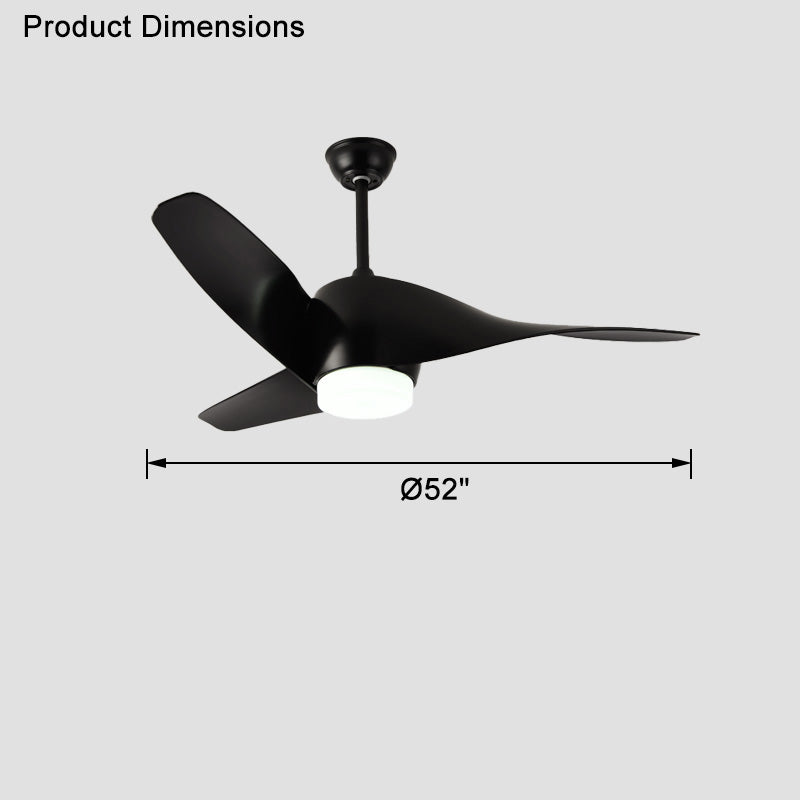 Olverai Propeller Ceiling Fan Lamp