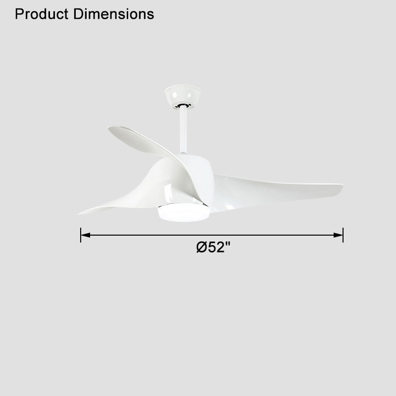 Olverai Propeller Ceiling Fan Lamp