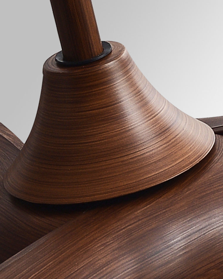 Olverai 3 Wave Blade Ceiling Fan Lamp