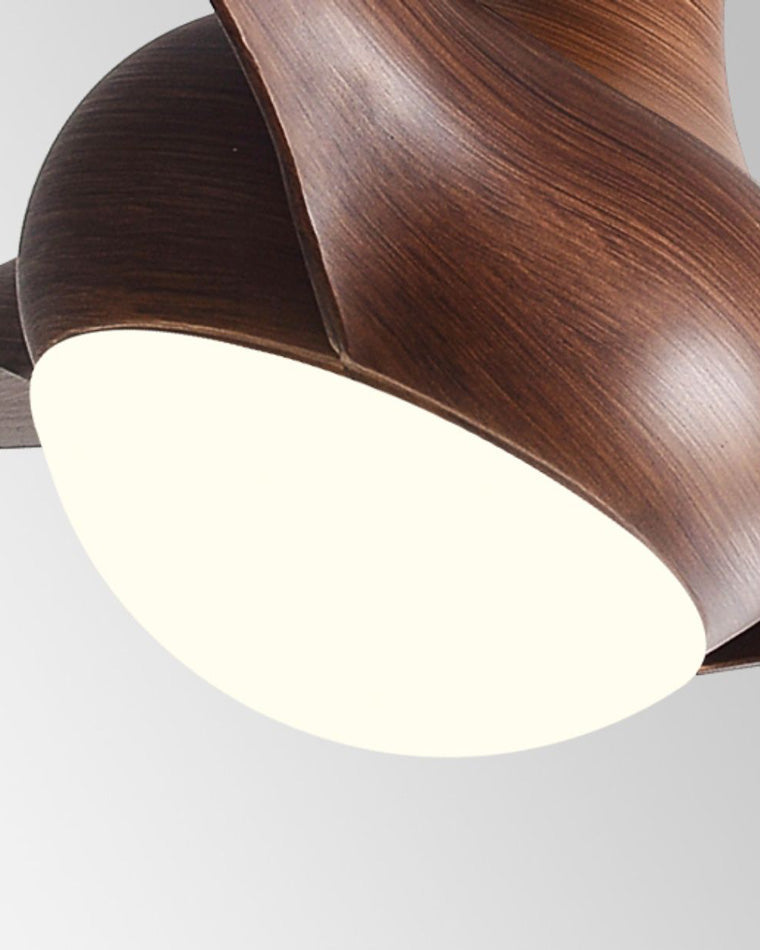 Olverai 3 Wave Blade Ceiling Fan Lamp