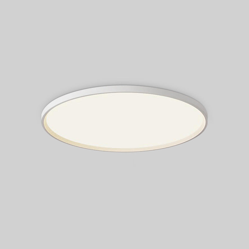 Olverai Flat Round Flush Mount Ceiling Light