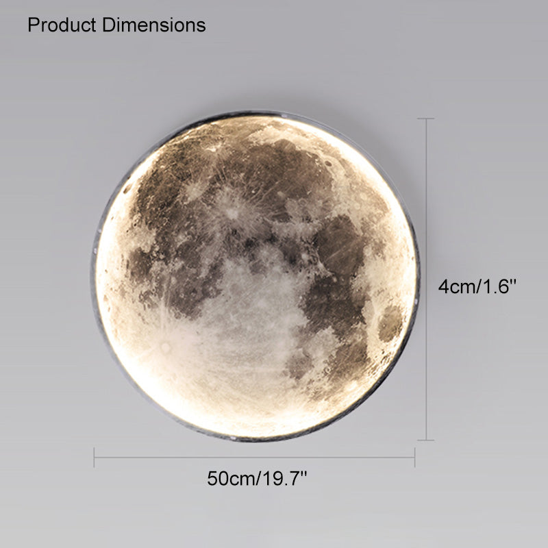 Olverai Moon/Earth Round Wall Sconce