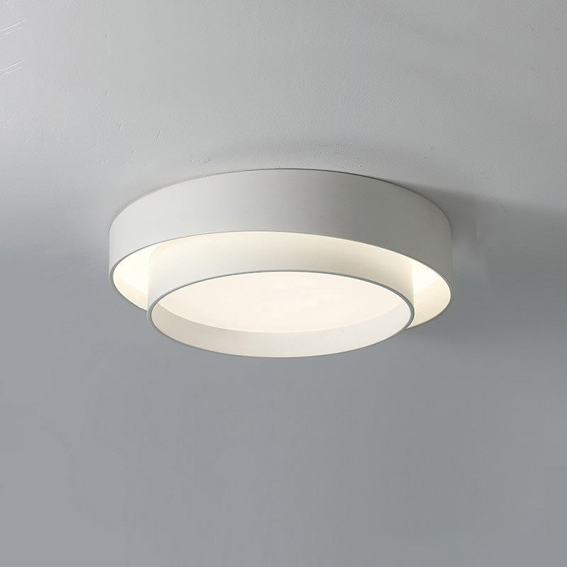 Olverai Round Drum Flush Mount Ceiling Light