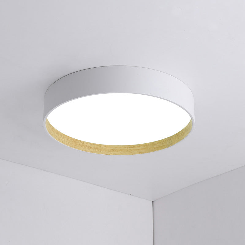 Olverai Oak Grain Round Ceiling Light