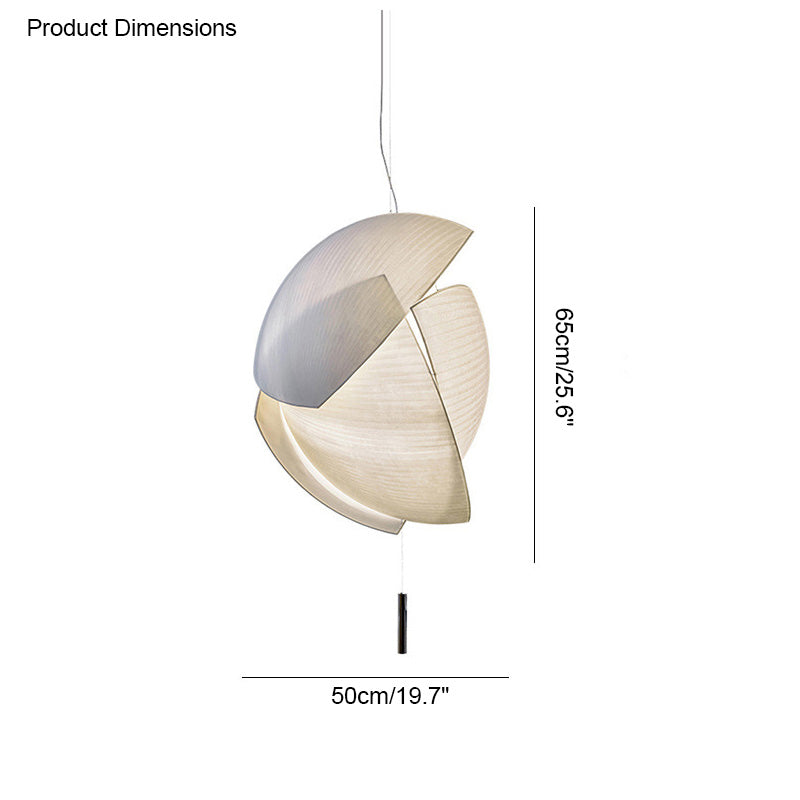Olverai Asymmetrical Rice Paper Pendant Light