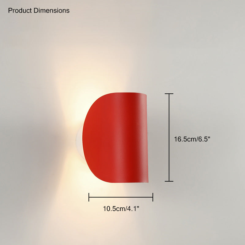 Olverai Adjustable Half Shade Wall Sconce