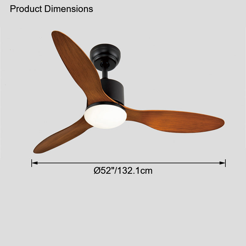 Olverai 3 Blade Modern Ceiling Fan Lamp